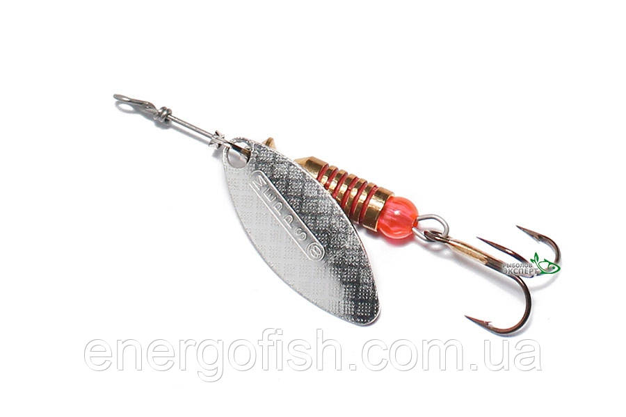 Блешня Mepps Aglia Long 00 Срібло, фото 1