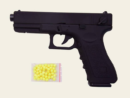 Іграшковий Пістолет Glock 17 З кулями в комплекті ZM17, фото 3