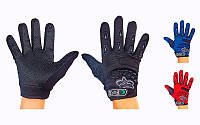 Мотоперчатки текстильні із закритими пальцями FOX (р-р L, кольори в асортименті)