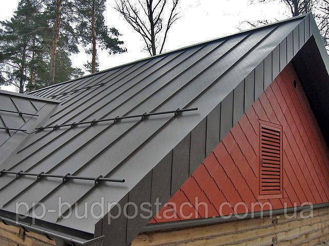 Сталева фальцева покрівля