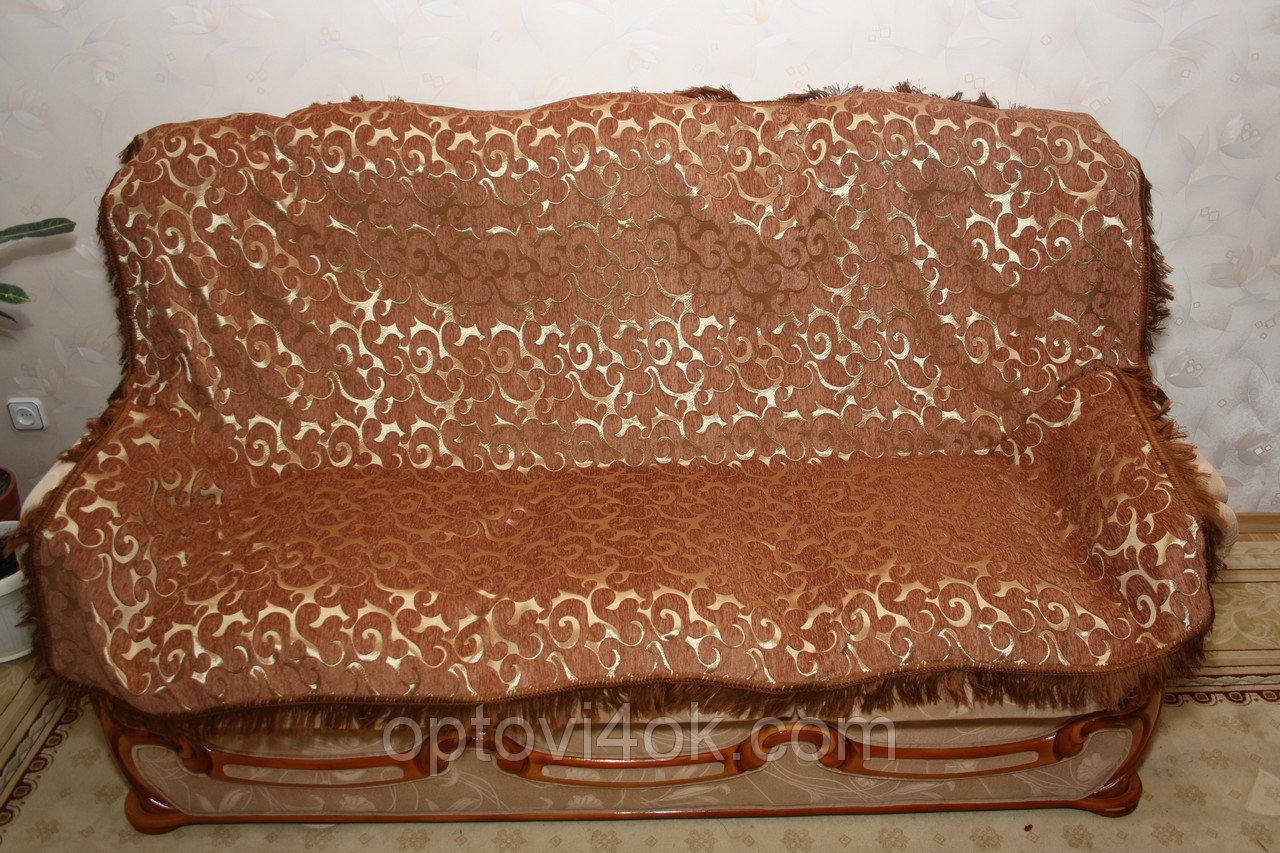 Вензель дрібний (пісочний) покривала двосторонні на великі двоспальні ліжка