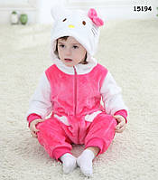 Теплый человечек Hello Kitty для девочки. 70 см 70 см