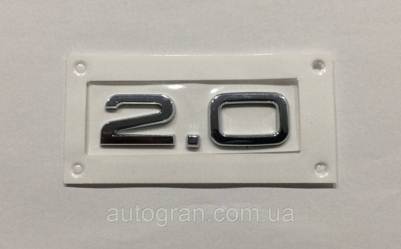 Емблема напис багажника Audi 2.0