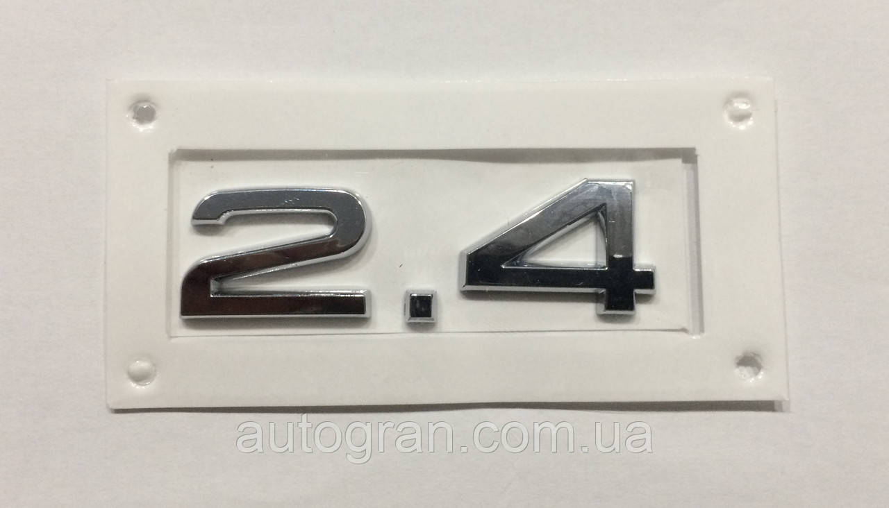 Емблема напис багажника Audi 2.4
