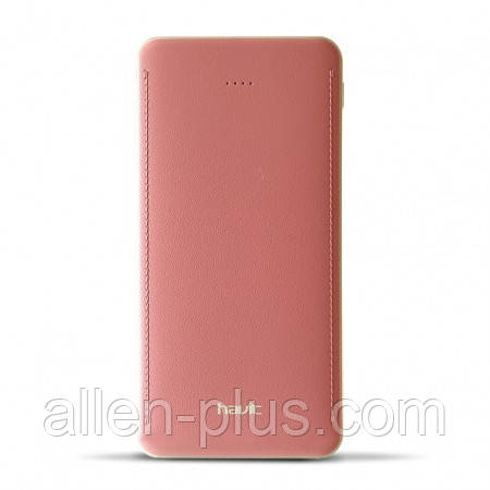 Power Bank HAVIT HV-PB005X, 10000 mAh, red/brown, 2,1 А (Повербанк, РЕАЛЬНА ЄМКІСТЬ!)