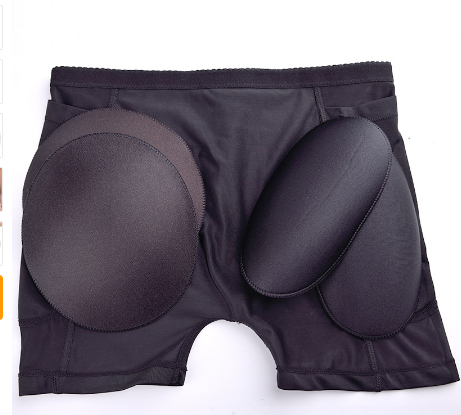 Труси пушап для збільшення стегон і сідниць чорні, фото 1