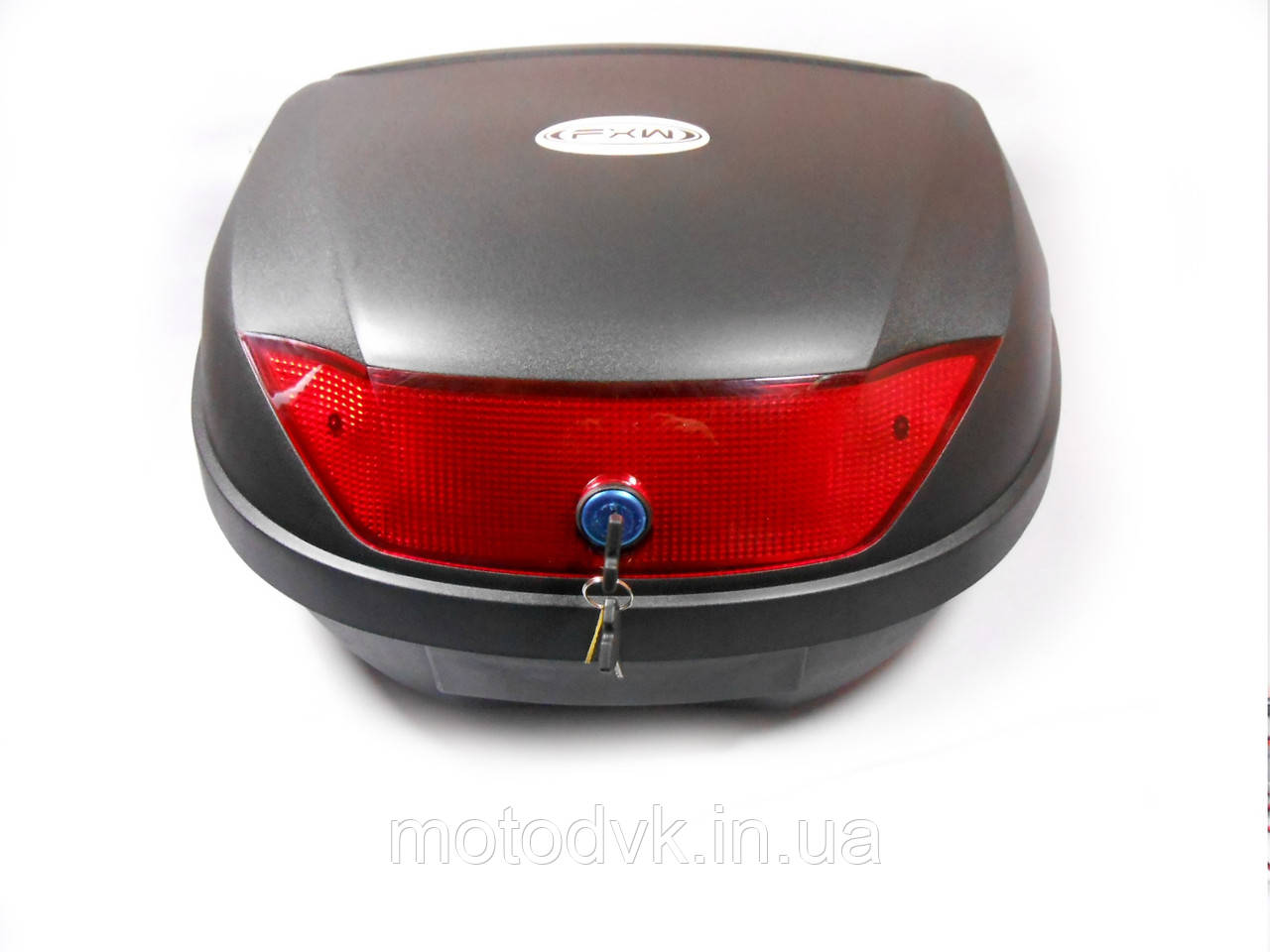 Кофр для скутера FXW HF-881на 2 шоломи чорний матовий, знімний