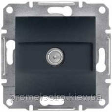 Розетка Schneider-Electric Asfora Plus TV прохідна антрацит EPH3200271