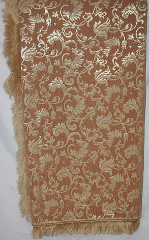 Покривала гобеленові в комплекті для дивани і два крісла Лаура пісочний, фото 2