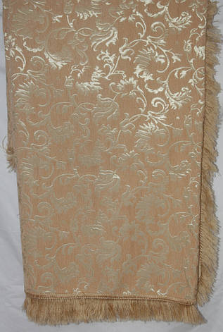 Покривала евроразмера на велику ліжко Лаура персиковий, фото 1