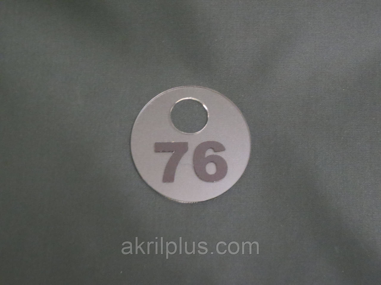 Номерок в гардероб круглый 60 мм - фото 3 - id-p374800829