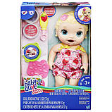 Лялька Бебі Елайв разом із їжею Baby Alive Super Snacks Snackin Lily Blonde, фото 2