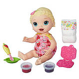 Лялька Бебі Елайв разом із їжею Baby Alive Super Snacks Snackin Lily Blonde, фото 5