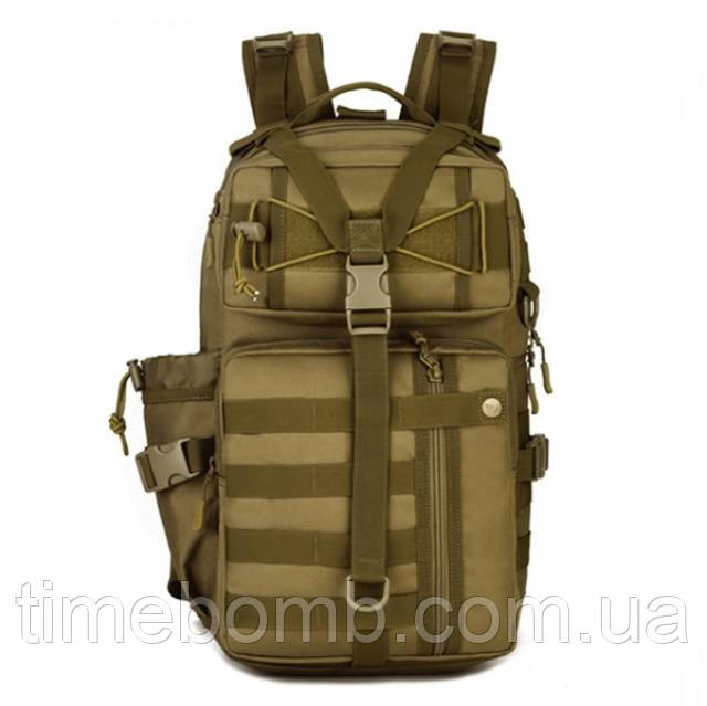 Армійський рюкзак з чохлом для фляги 30L хакі