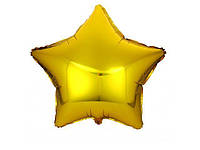 Шар желтый воздушный из фольги Звезда