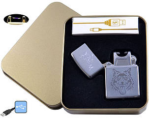 Електроімпульсна USB запальничка 4838, фото 3