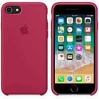 Чохол для iPhone 7/8/ iPhone SE 2020 Silicone Case бампер (Rose Red)