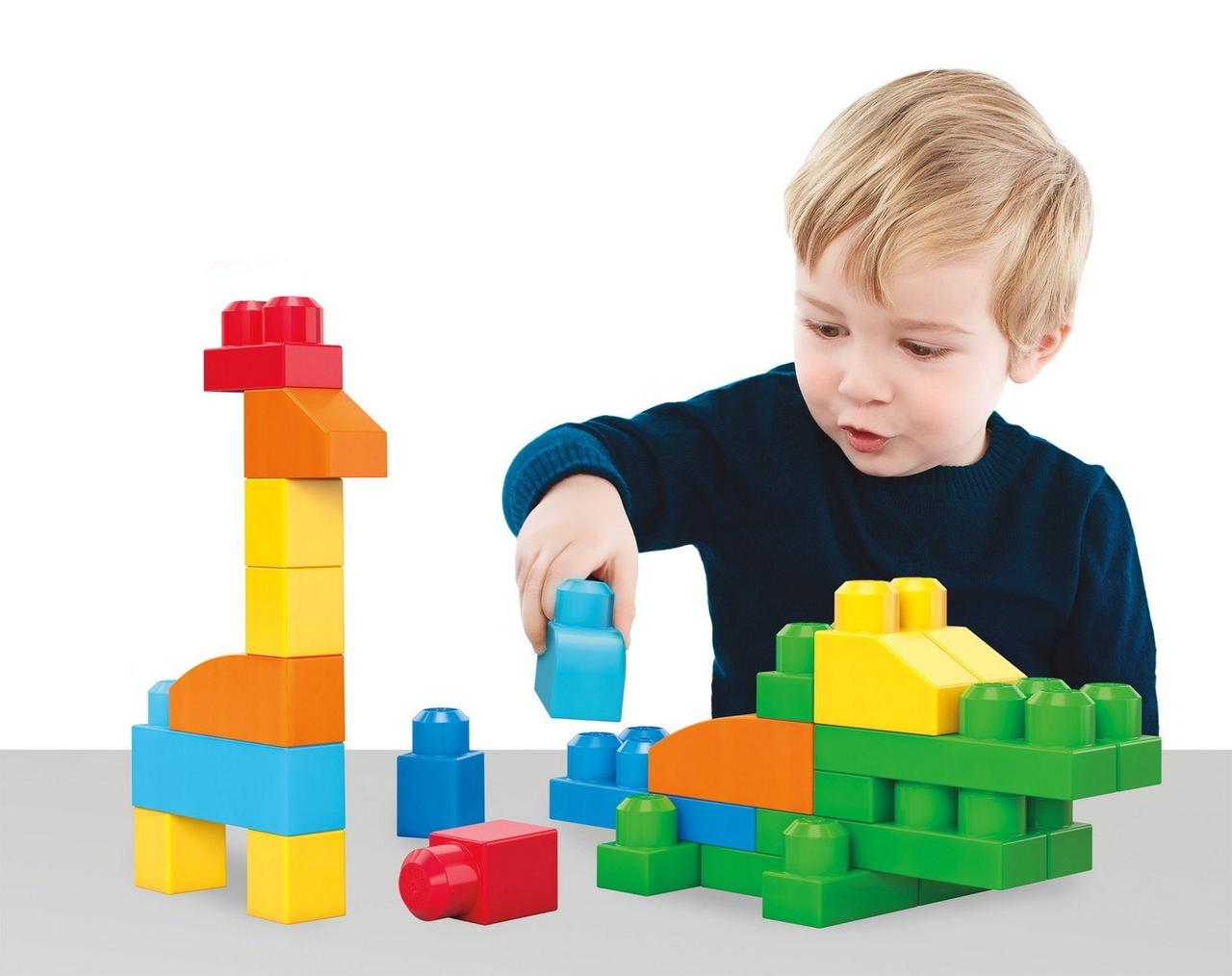 Конструктор мегаблок 150 деталей у сумці Mega Bloks Deluxe Building Bag 150-Piece