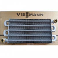 7825511 Теплообменник первичный Vitopend 100 WH1B, WH1D, 82 ламели для котла Viessmann