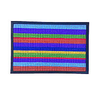 Придверний килимок кольоровий 60х90 см