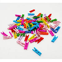 Мінідекор прищіпка 2,5 см набір 10 шт