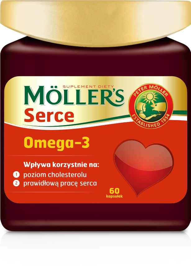 Tran Mollers Omega-3 Heart  омега-3, 60 капсул