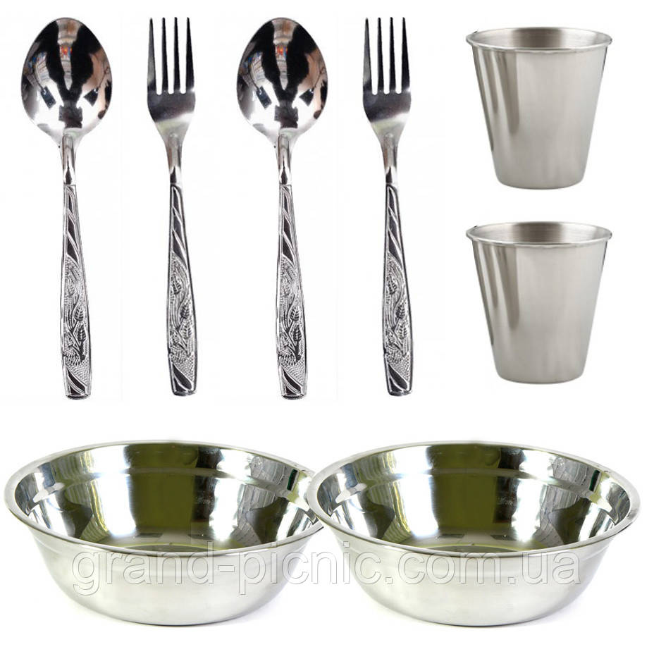 Комплект посуду на 2 персони, фото 1