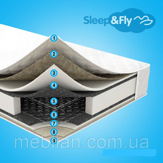 Ортопедичний матрац  Sleep&Fly Standart, фото 1