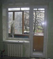 Балконний блок Rehau Euro 70 (вихід на балкон) Київ і Київська область