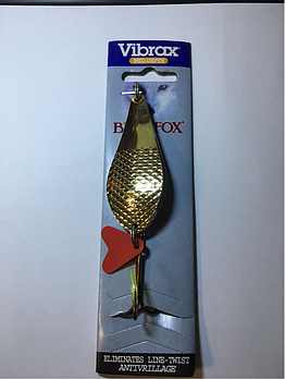 Блешня шумівка (подвійна) BF Vibrax 21g gold//silver