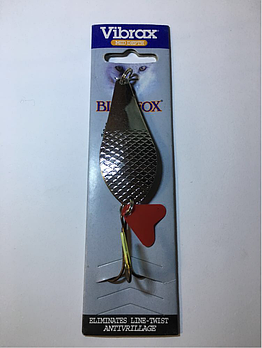 Блешня шумівка (подвійна) BF Vibrax 21g silver//gold