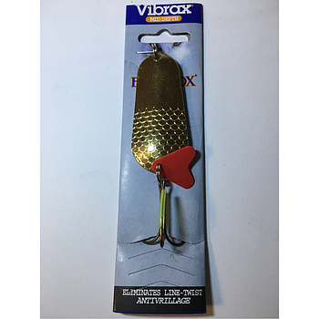 Блешня шумівка (подвійна) BF Vibrax 24g gold//silver