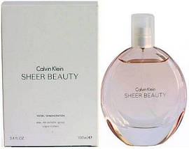 Calvin Klein Sheer Beauty туалетна вода 100 ml. (Тестер Кельвін Кляйн Шер Б'юті), фото 3