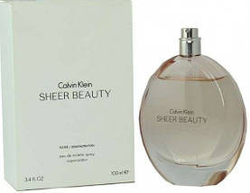 Calvin Klein Sheer Beauty туалетна вода 100 ml. (Тестер Кельвін Кляйн Шер Б'юті), фото 2