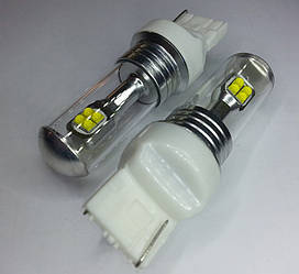 Светодиодная автолампа 7440(W21W)-T20- 40W (580Lm) CREE XBD X*8PCS (580Lm) (Цена указана за  одну лампу)