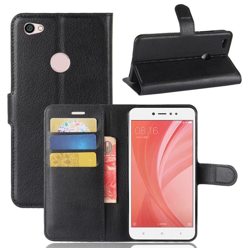 Чохол-книжка Litchie Wallet для Xiaomi Redmi Note 5A Prime Чорний, фото 1