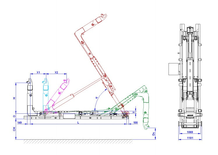 Хуклифт CTS 22-SK CHARVAT CTS a.s./ Hook lift CTS 22-SK CHARVAT CTS a.s.