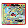 Ігровий килимок з машинками "Міська дорога" / Round the Town Road Rug & Car Set (р. 1*1,2 м) ТМ Melіssa & Doug MD19400, фото 4