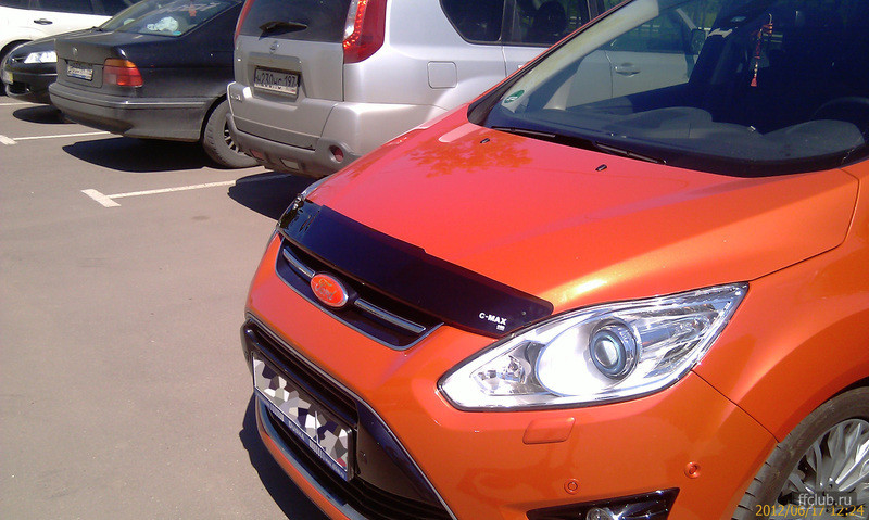 Мухобойка, дефлектор капота Ford C-max 2010-2014 (EGR)