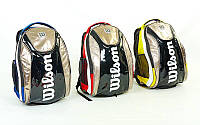 Рюкзак спортивний Wilson BACKPACK (PL, р-р 50х35х21см, червоний, жовтий, синій)