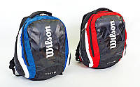 Рюкзак спортивний Wilson BACKPACK (PL, р-р 45х30х21см, червоний, синій)