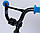 Беговел Kiddimoto BMX1 blue, фото 4