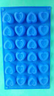 Силиконовая форма для конфет "Сердечки"