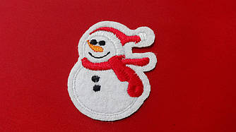 Аплікація (термо) дитяча Сніговичок 40*50 мм