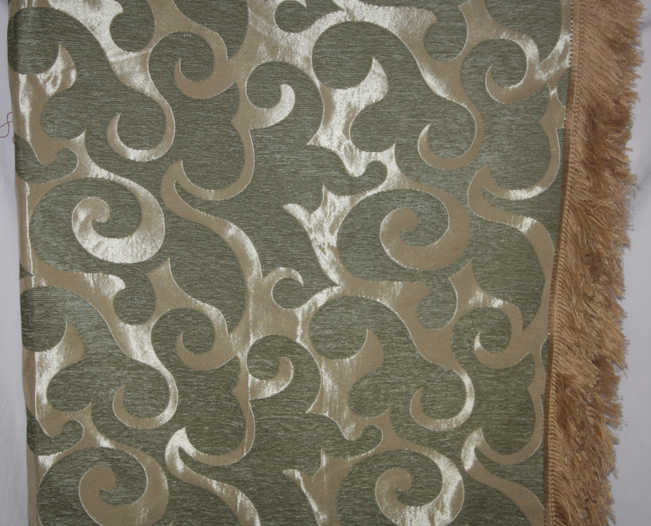 Вензель велике двоспальне покривало на великий диван зеленого кольору