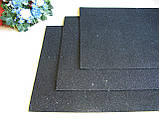 Глиттерный фоамиран 20 на 30 см. товщина-2 мм Чорний, фото 2
