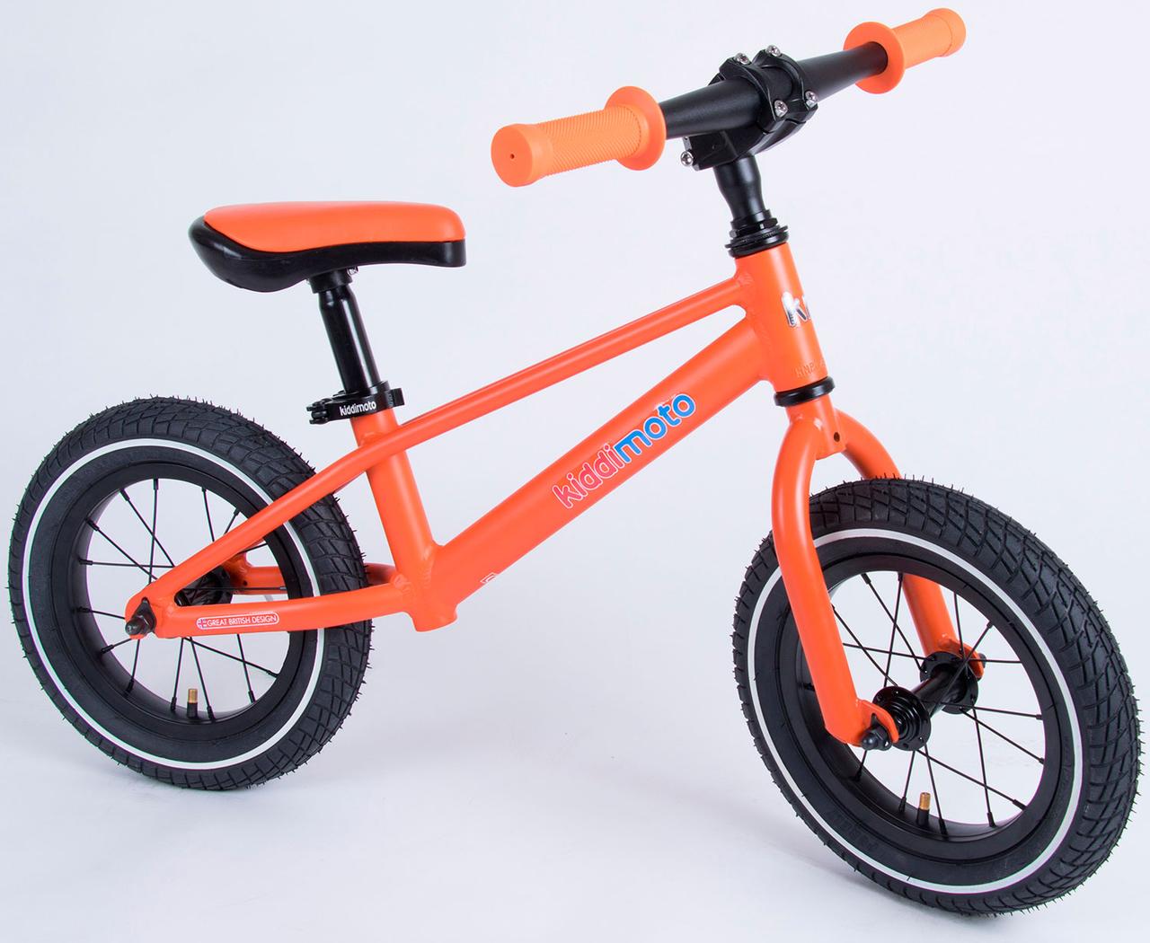 Біговел 12" Kiddimoto Mountain матовий жовтогарячий