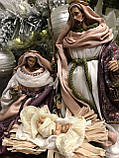 Різдвяні фігури Святе сімейство 25cm Goodwill, фото 3