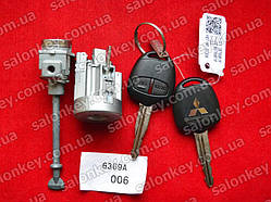 Комплект замків із ключами Mitsubishi Lanser, Outlander, ASX, 6369A006, 6369-A006