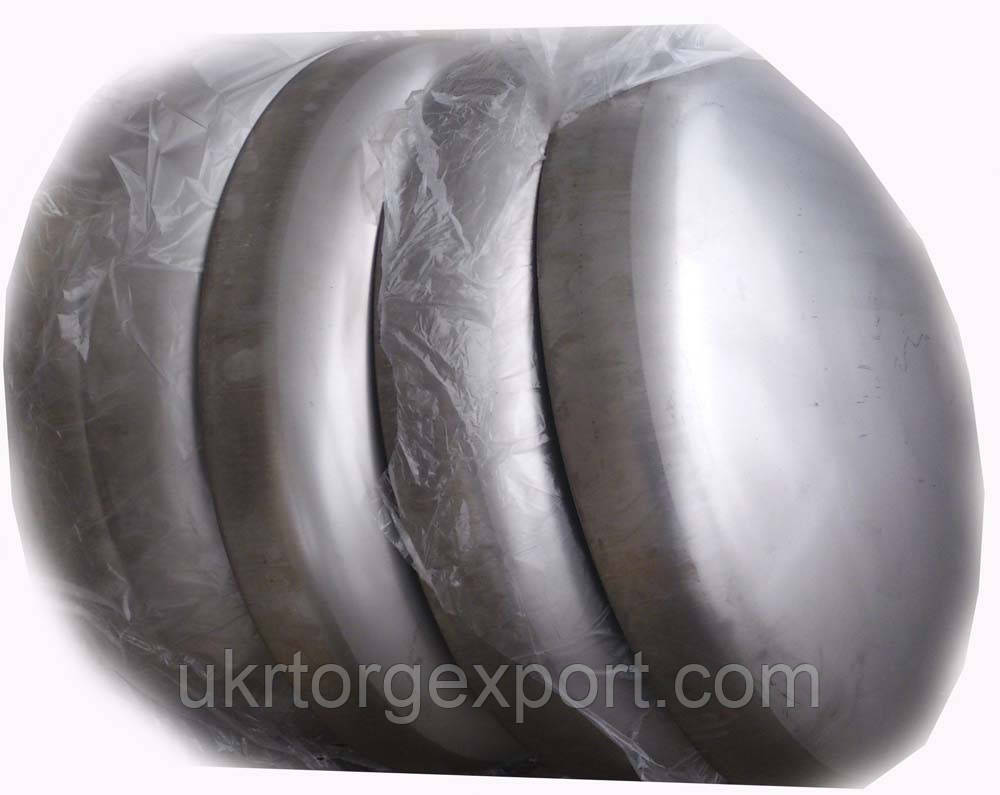 Еліптичне днище 500*2 неіржавка сталь, фото 1